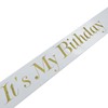 Factory wholesale it's my birthday birthday shoulder strap etiquette belt birthday party supplies