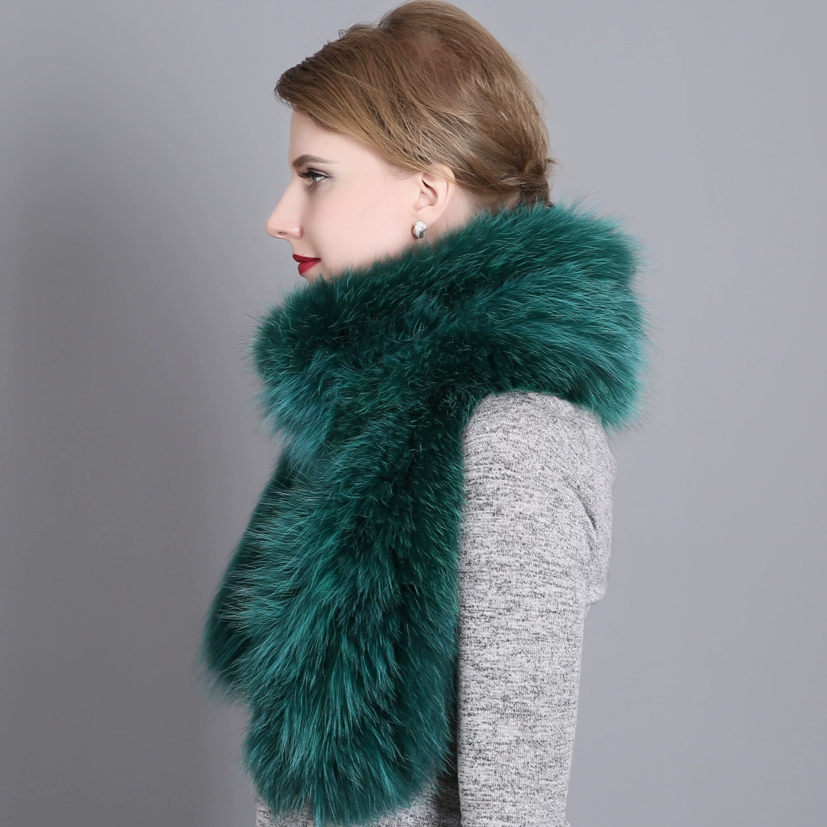 Winter universal keep warm woven scarf