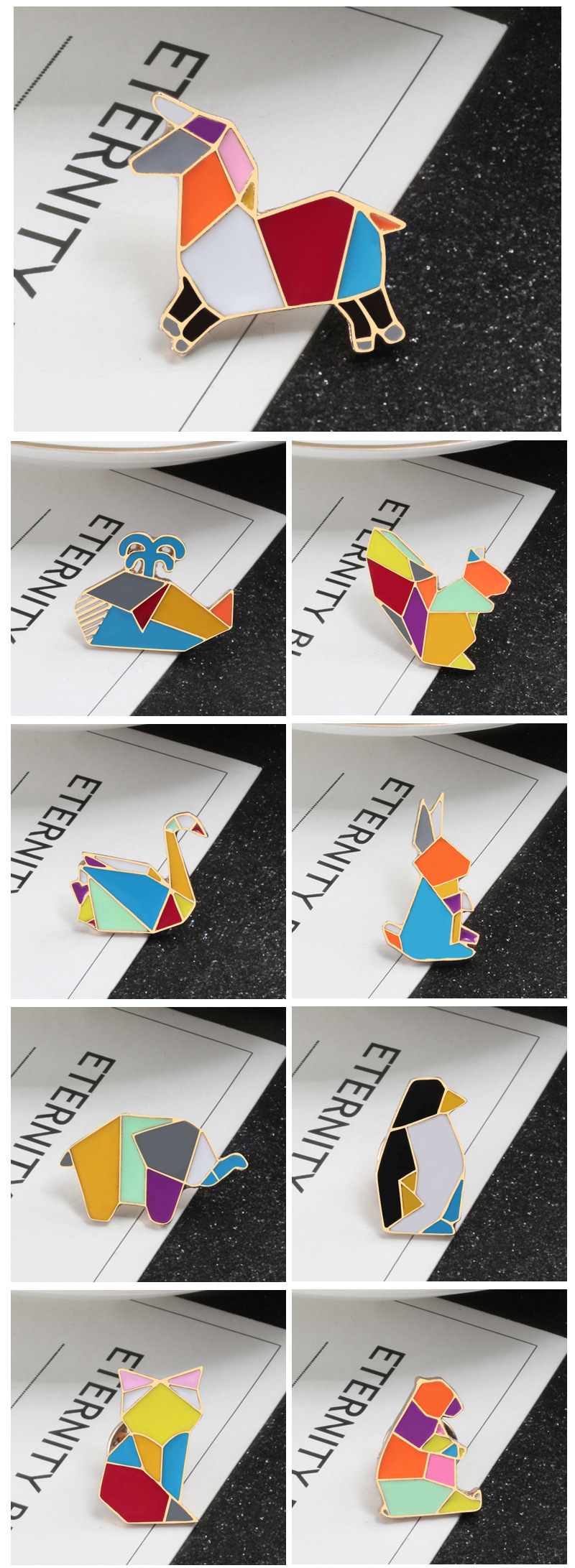 Animal Pattern Unisex Gender Enamel Design Cartoon Style Style Cartoon Style Pin Animal Alloy Enamel Unisex Brooches