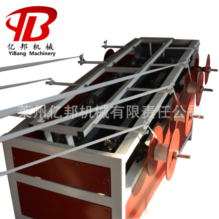 莱州亿邦销售65螺杆挤出主机PP塑料水冷尼龙草包装绳拉丝制绳设备