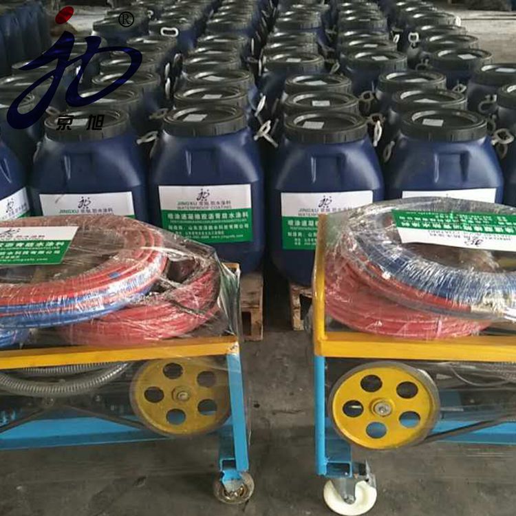 京旭牌喷涂速凝橡胶沥青防水涂料 山东厂家现货批发