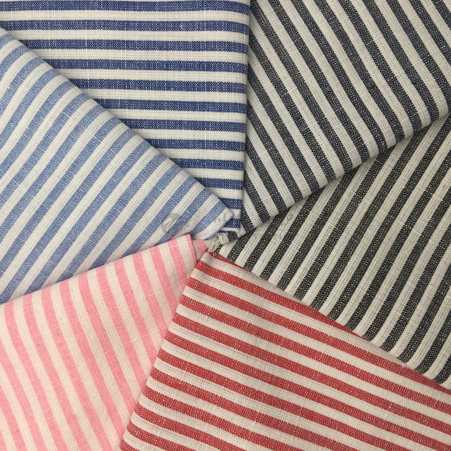 时装衬衫 色织面料 全棉条纹布 外贸热卖 男女通用 批发 LH1806