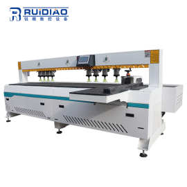 RD-2500 全自动扫描数控红外线侧孔机 板式家具开料水平钻孔设备