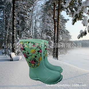 ��Ь ���Q�r��Ůʽ��Ͳ���z��ɫ��ѥ ţ�������z��Ͳ��Ь�h�N�W��
