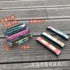 Metal double row cartoon small harmonica, toy for early age, training, early education, wholesale