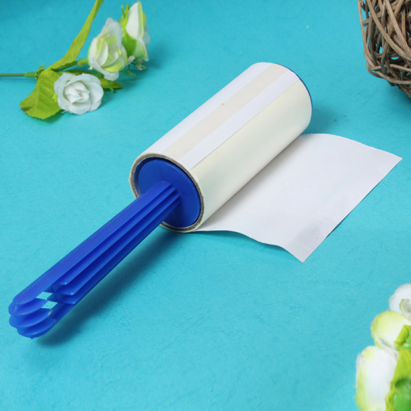 家用轻便可撕式衣物宠物纸质粘毛器除尘滚筒