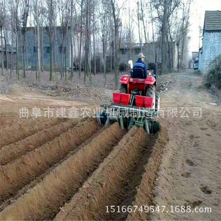 起垄覆膜机新款薯类种植机现货直销地瓜起垄机双垄施肥起垄犁