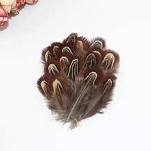 Nhà sản xuất bán buôn chim trĩ lông cú 4-8cm tự nhiên thủ công DIY phụ kiện trang sức làm vật liệu Xuống
