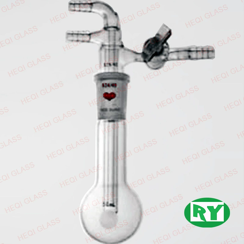 Shanghai Heqi силовой производитель высокоборосиликатное стекло 3.3 сублиматор 100/250/500 мл микросублиматор