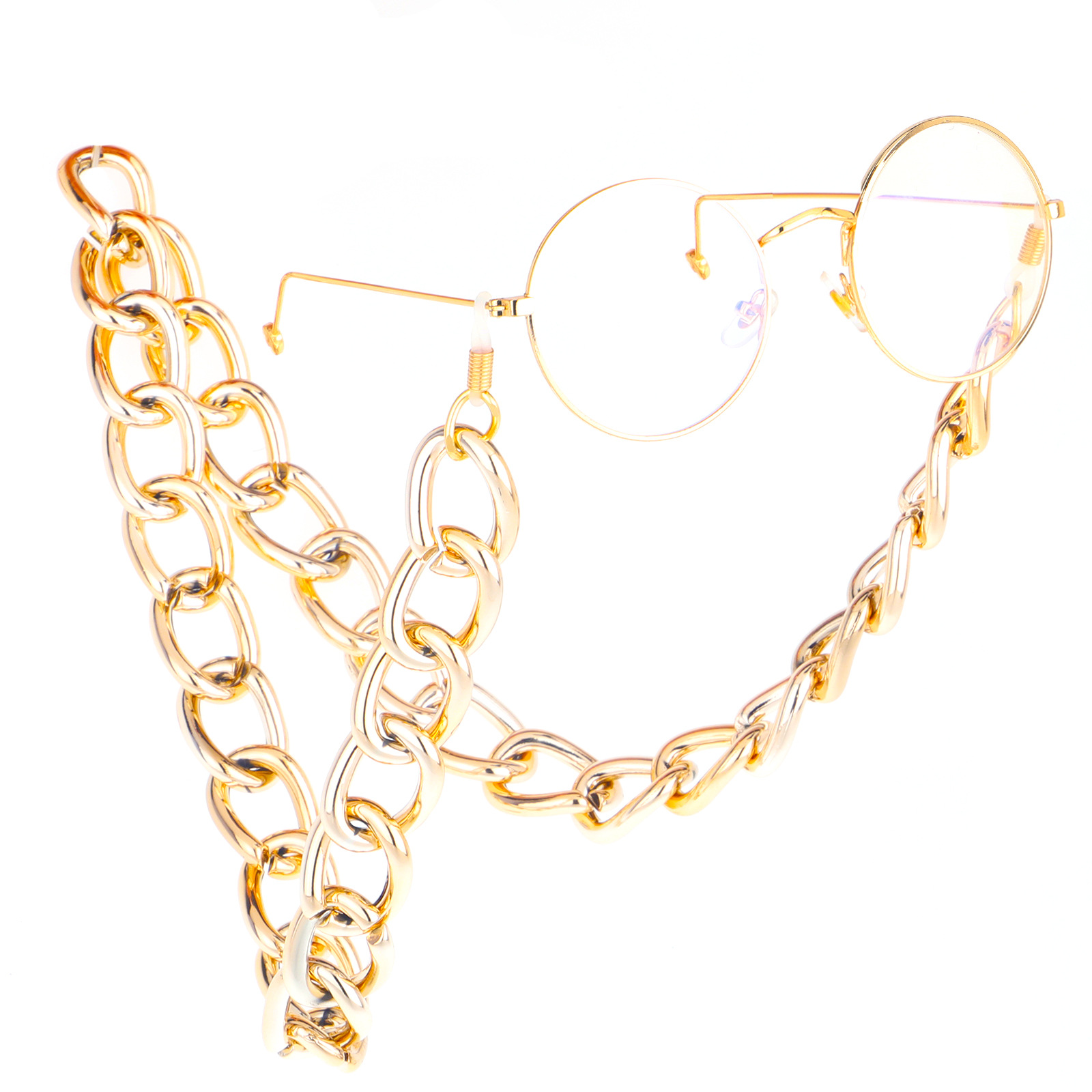 Fashion Simple Thick Glasses Rope Glasses Chain Non-slip display picture 3