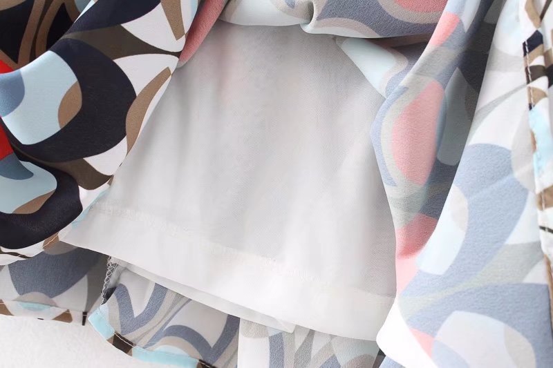 Chiffon Fashiondress(Picture color -L) NHAM2505-Picture color -L