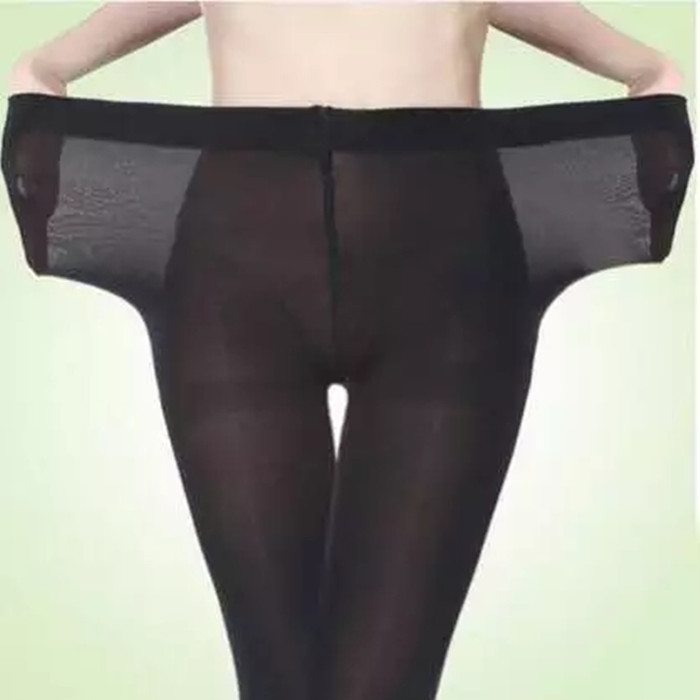 Spring Ladies Anti-hook Silk plus size Spring and Autumn stockings padded pantyhose plump MM200 kg plus fat bottoming socks