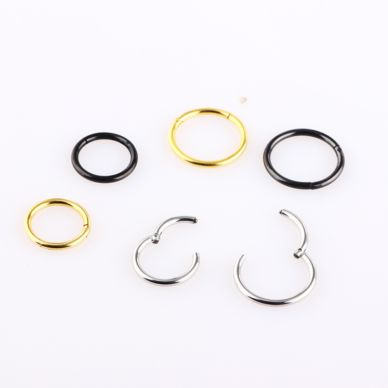 Pointed titanium steel lip stud product view