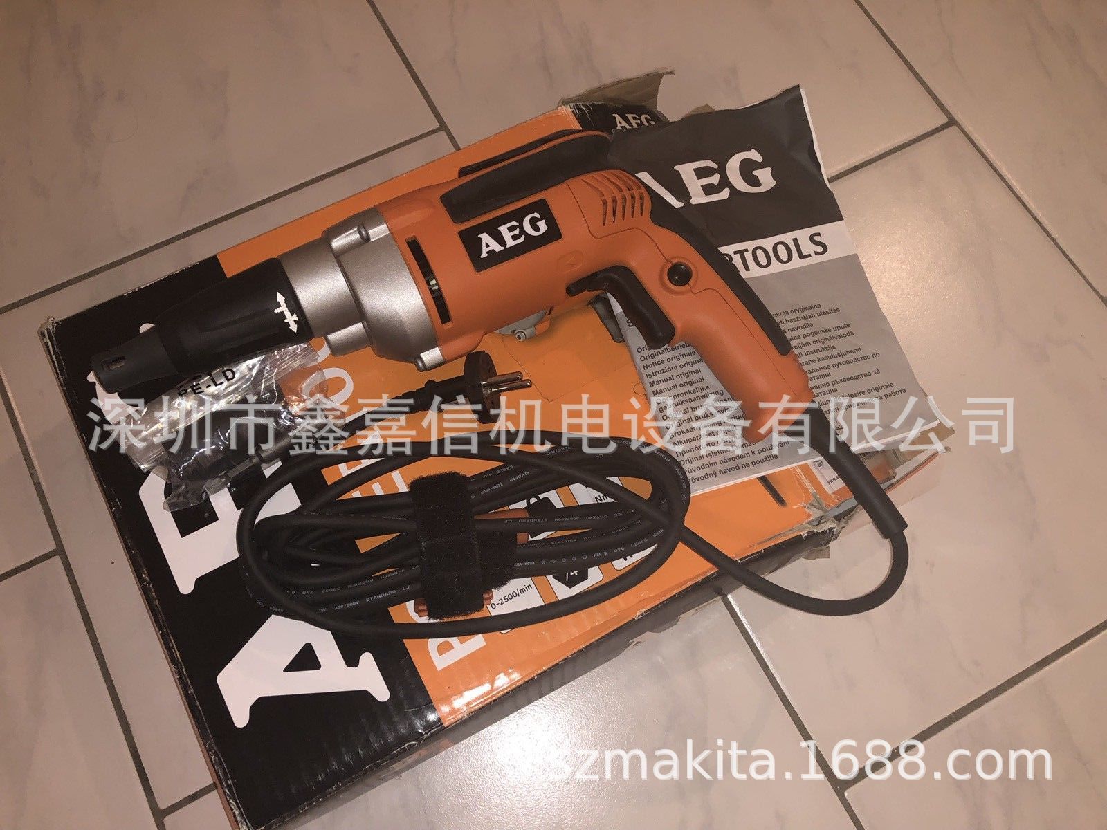 现货批发德国 AEG 起子机/电动螺丝刀 S2500E