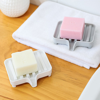 跨境爆款简约卫生间香皂盒创意沥水肥皂盒皂托皂碟塑料香皂架托|ms