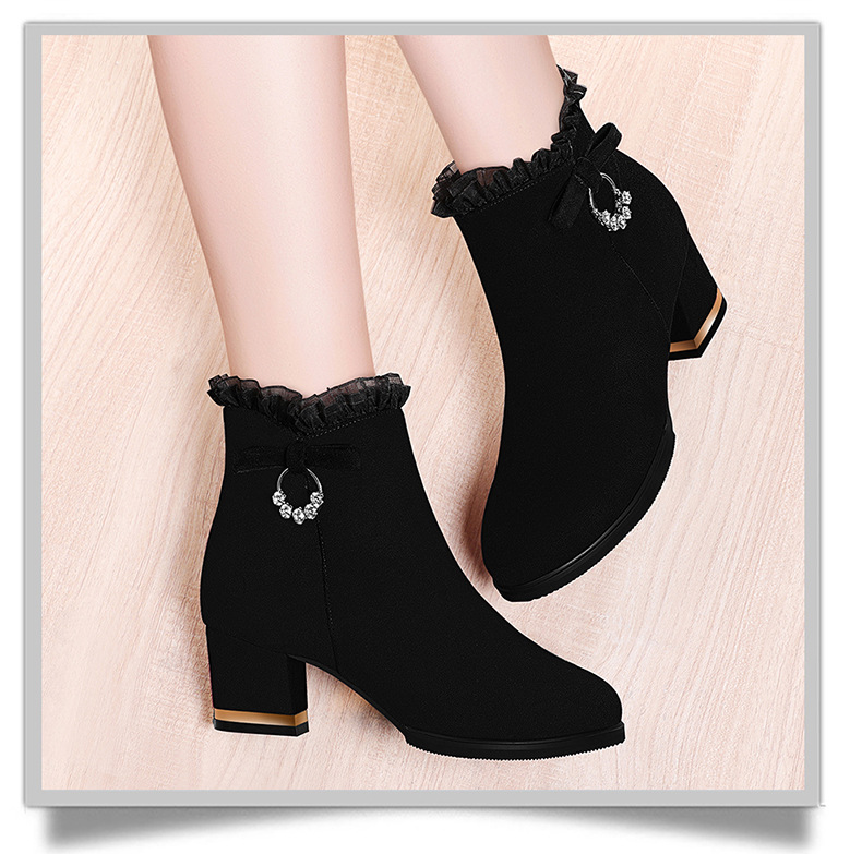 Bottes femme en PU artificiel - Ref 3355562 Image 10