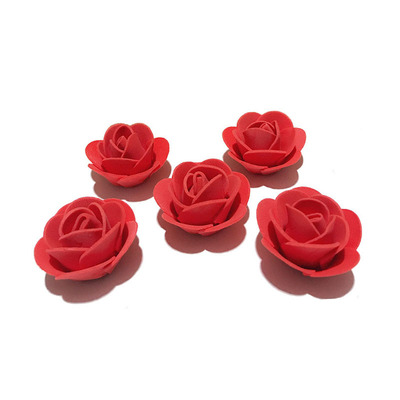 Factory wholesale 3.5 centimeter foam rose Wedding celebration Jewelry Material Science festival gift Gift box decorate