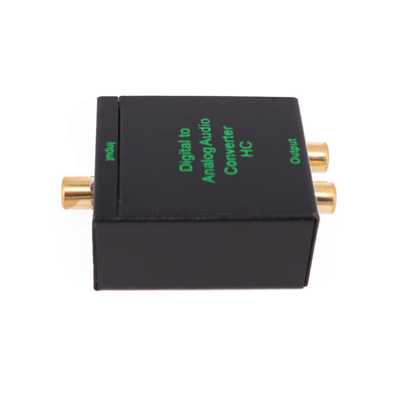 SPDIF Digital Audio Decoder/Fiber Optic Converter 3.5mm Digital-to-Analog Adapter 3.5mm Headphone Jack Digital-Analog
