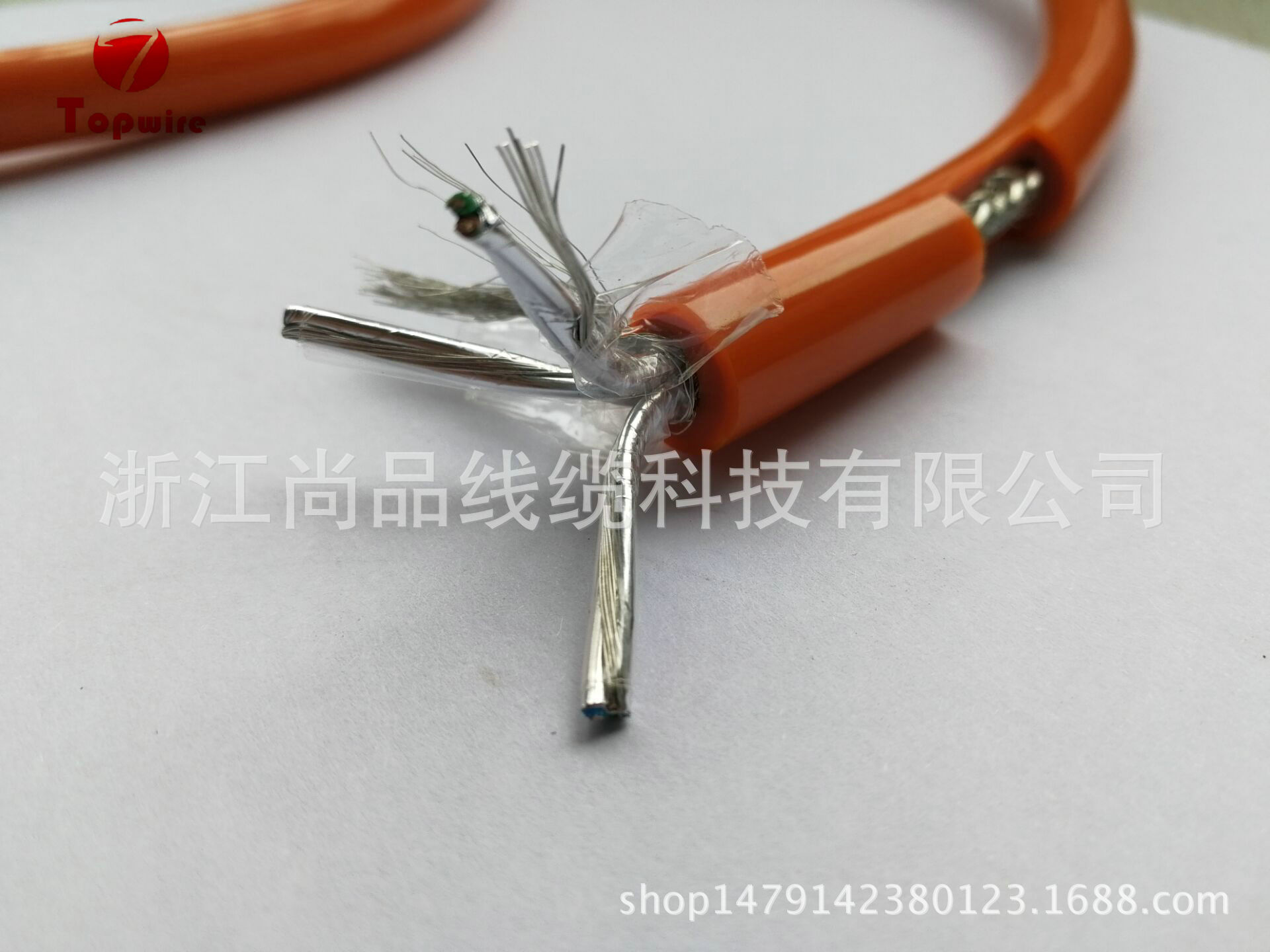 尚品线缆厂家批发可定制 TPU+PVC绝缘屏蔽线 3P
