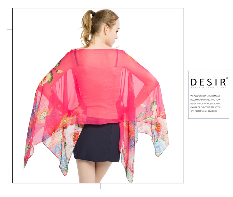 夏季防晒片 女士围巾厂家 泰国旅游披巾