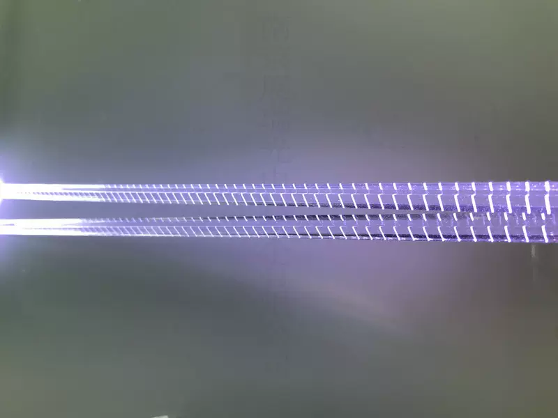 亚克力方形带刻痕导光条|汽车氛围灯导光条5*5mm