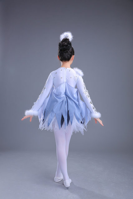 Blue Bird Costume For Girls School Stage Performance Festival