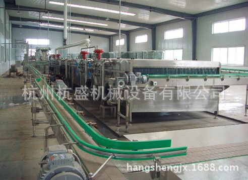 隧道式铁罐易拉罐马口铁金属罐杀菌喷淋冷却机