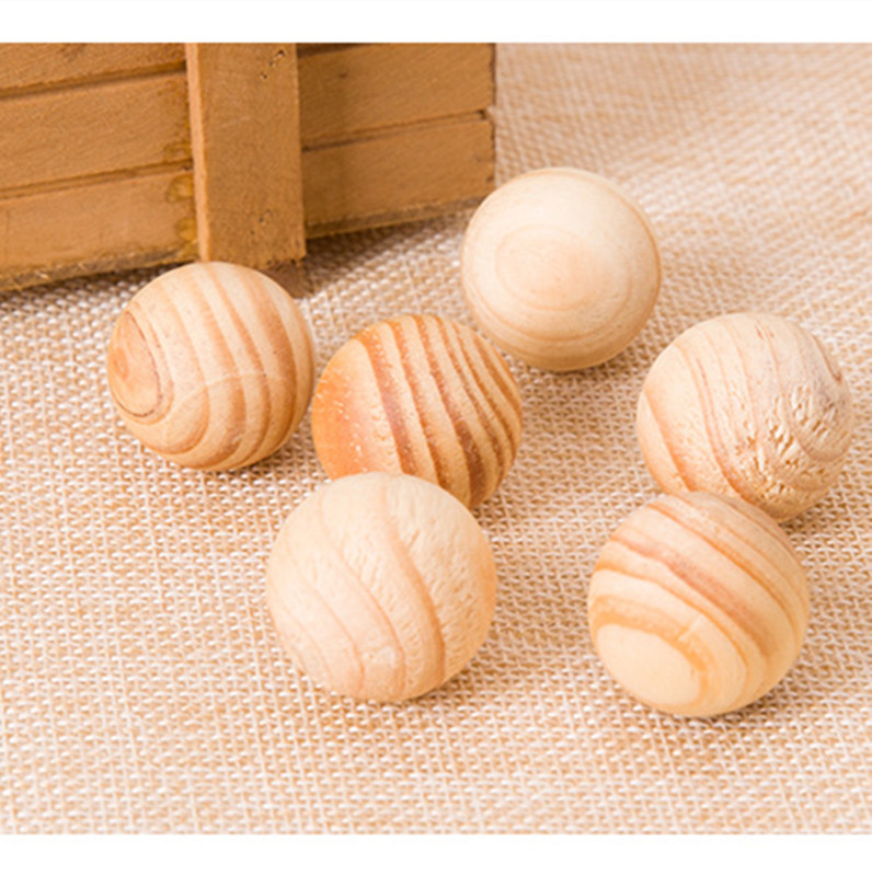 Bola de madera de alcanfor de cuatro estaciones, repelente de insectos, moho, polillas y pastillas de insectos, bolas de alcanfor, cuentas de madera de alcanfor, aire fresco 10 piezas