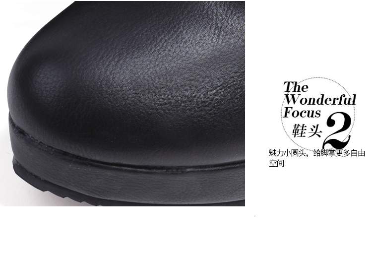 Bottes femme en PU artificiel - Ref 3354883 Image 13