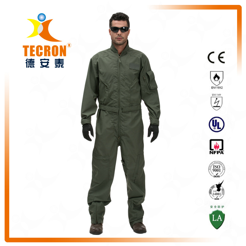 阻燃防静电飞行服， 阻燃防火防静电男女飞行员防护服 连体飞行服-阿里巴巴