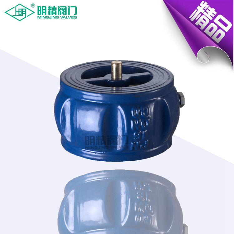 H77X立式止回阀 对夹止回阀 H77H对夹双瓣式止回阀