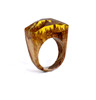 Wooden ring handmade, ethnic resin, new collection, ethnic style