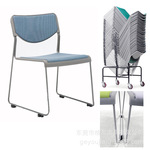 可堆叠椅 口字脚办公椅 会议室办公椅 多功能厅椅子批发
