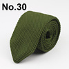 Knitted fashionable tie, trend multicoloured arrow, 7cm