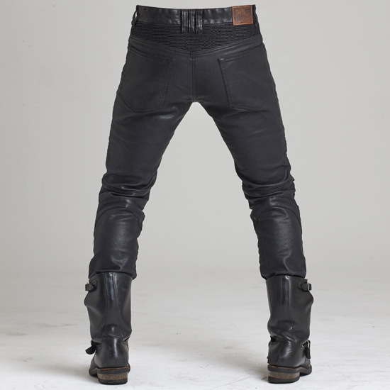 Invierno viento ciclismo pantalones motocicleta vintage jeans motocicleta pantalones actualizado con recubrimiento de engranaje protector