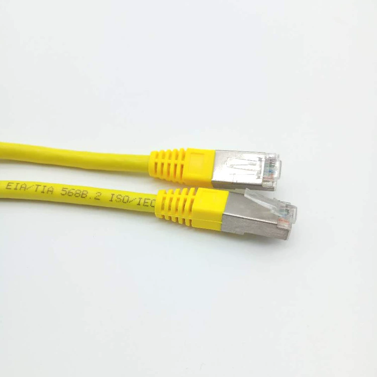 Уличный CAT6 двухэкранный 6-тип сетевой кабель SFTP экранирование шесть видов круглый сетевой перемычка CAT6 соединение кабеля
