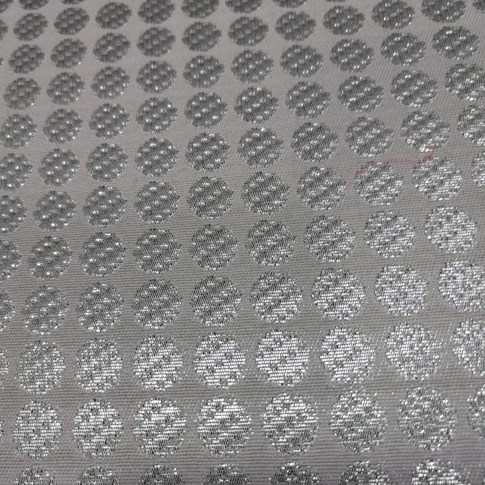 色织金银丝秋冬款时尚提花面料服装童装连衣裙礼服鞋料箱包