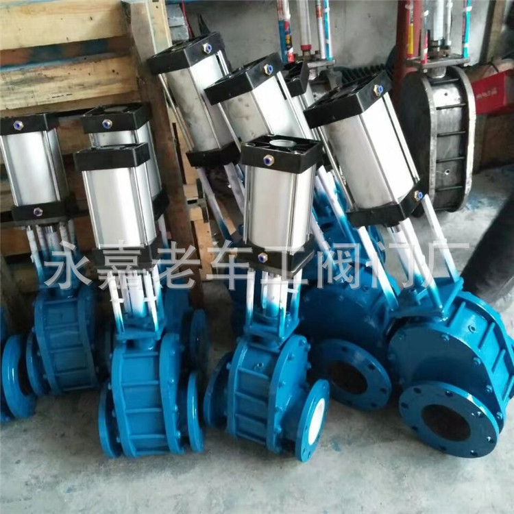 Z644H-10C 气动出料阀 DN32 硬密封出料阀 金属密封双闸板阀