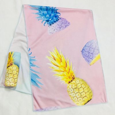 涤锦印花冰凉巾裁片冷感毛巾印花定制花型|ru