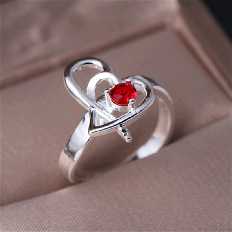 Европейская и американская мода серебряное кольцо индивидуальное креативная Корейская версия ретро витого любовного кольца трансграничное кольцо