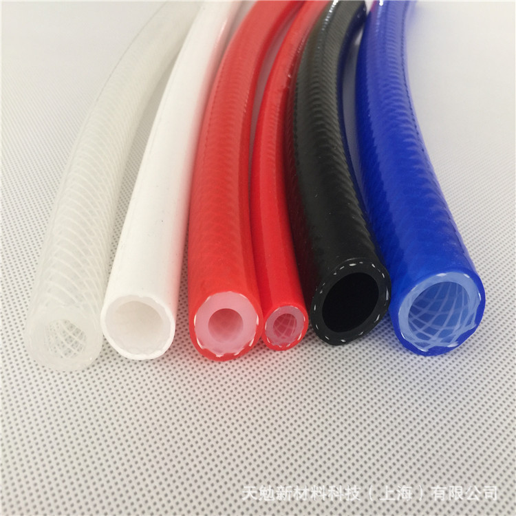 编织硅胶管，硅胶加纱管，硅胶加线网纹管，矽胶编线管