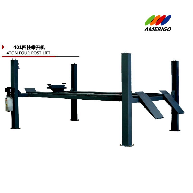 AMERIGO 4-тонный АВТОМОБИЛЬНЫЙ 4-КОНТАКТНЫЙ подъемник LIFT четырехколонный (картина) 1