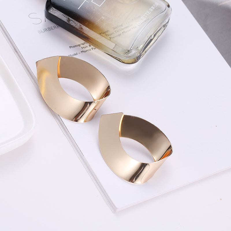 Geometric Pattern Fashion Geometric Plating Alloy No Inlaid Drop Earrings