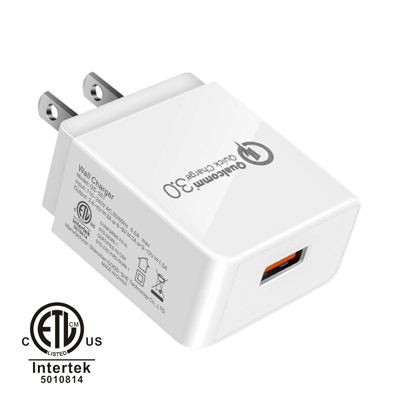 Wall USB Fast Charger Quick QC 3.0 FCP C...
