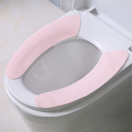 Seamless solid color adhesive toilet seat toilet seat cartoon toilet cover universal toilet waterproof cute toilet sticker