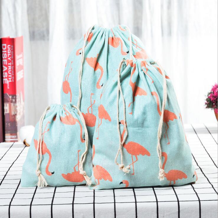 Cotton and linen drawstring bag gift cotton bag sundries underwear storage bag travel bag candy cosmetic finishing bag Cotton and linen drawstring bag gift cotton bag sundries underwear storage bag travel bag candy cosmetic finishing bag