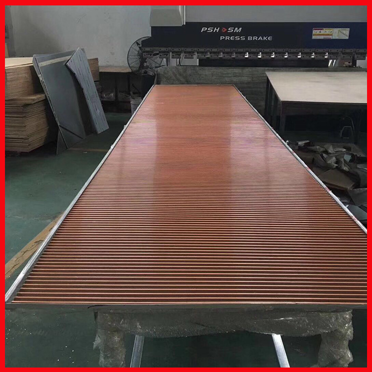 厂家定制瓦楞保温金属板防火3mm灰色氟碳铝板幕墙建筑装饰铝单板