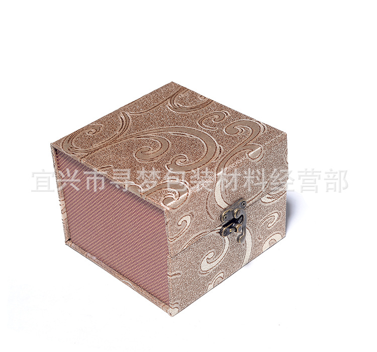 紫砂瓷器包装盒古玩玉器茗杯建盏亚麻布礼盒印章香炉锦盒批发