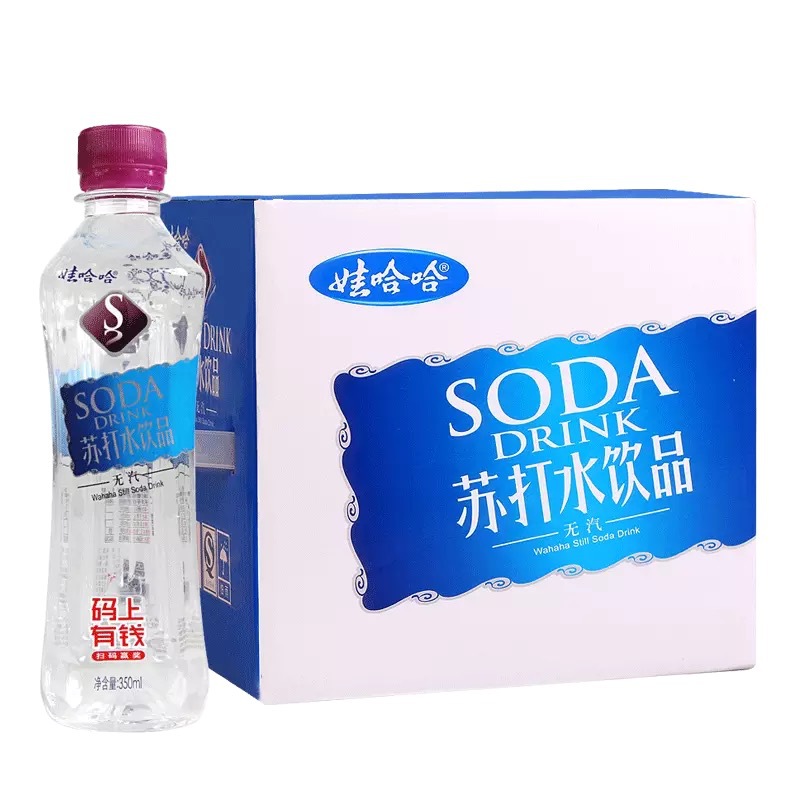 []Wahaha Taste Soda water 350mlx12 Bottle 24 Bottle Box Drinking Water