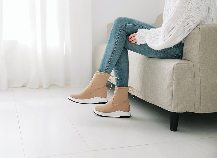 Bottes femme PAPILLON en Daim - Ref 3355491 Image 4